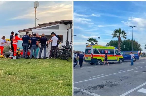 Assault in Lido Tre Archi, hit in the head by a stone: night of anguish for a 50-year-old