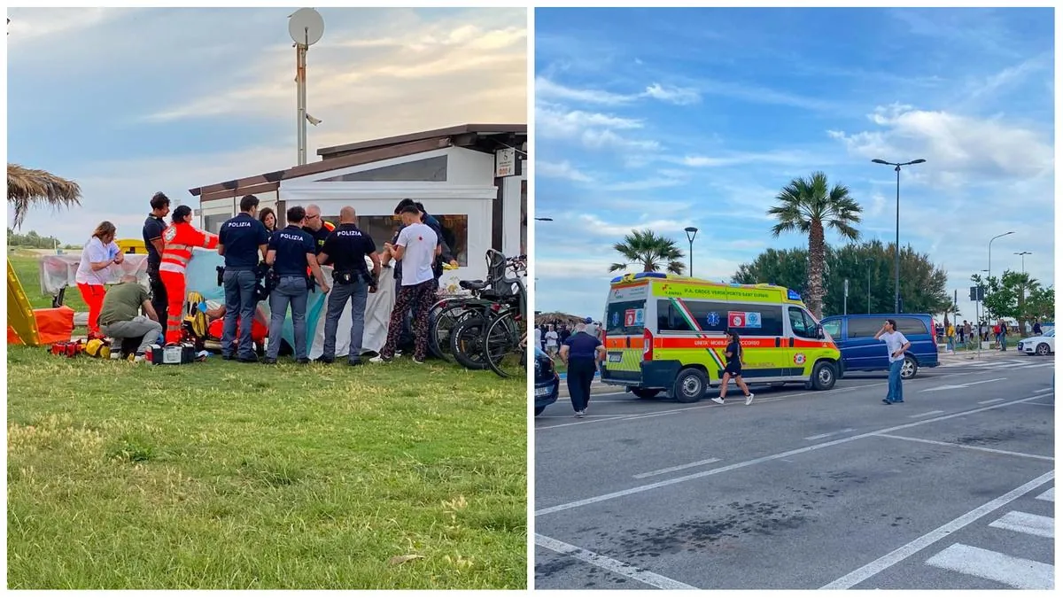 Assault in Lido Tre Archi, hit in the head by a stone: night of anguish for a 50-year-old