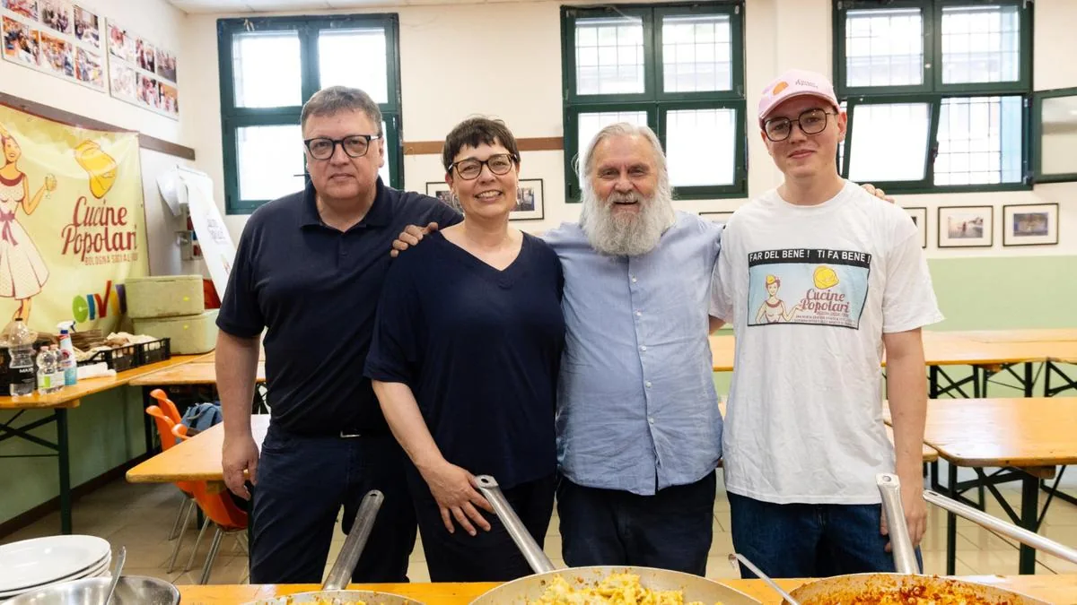Stefan and Kaspar from Austria to Cucine Popolari: the journey of father and son in the heart of solidarity