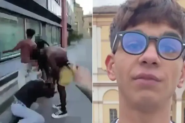 Eterno, the influencer attacked by the pack. “There were about twenty of them, they were shouting 'Lega supporter of s...' at me.”