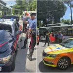 Violent crash between a bus and a carabinieri car in Rimini: there are injured