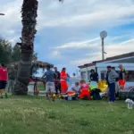 The brawl ends in drama on the waterfront: man in critical condition in front of the chalet