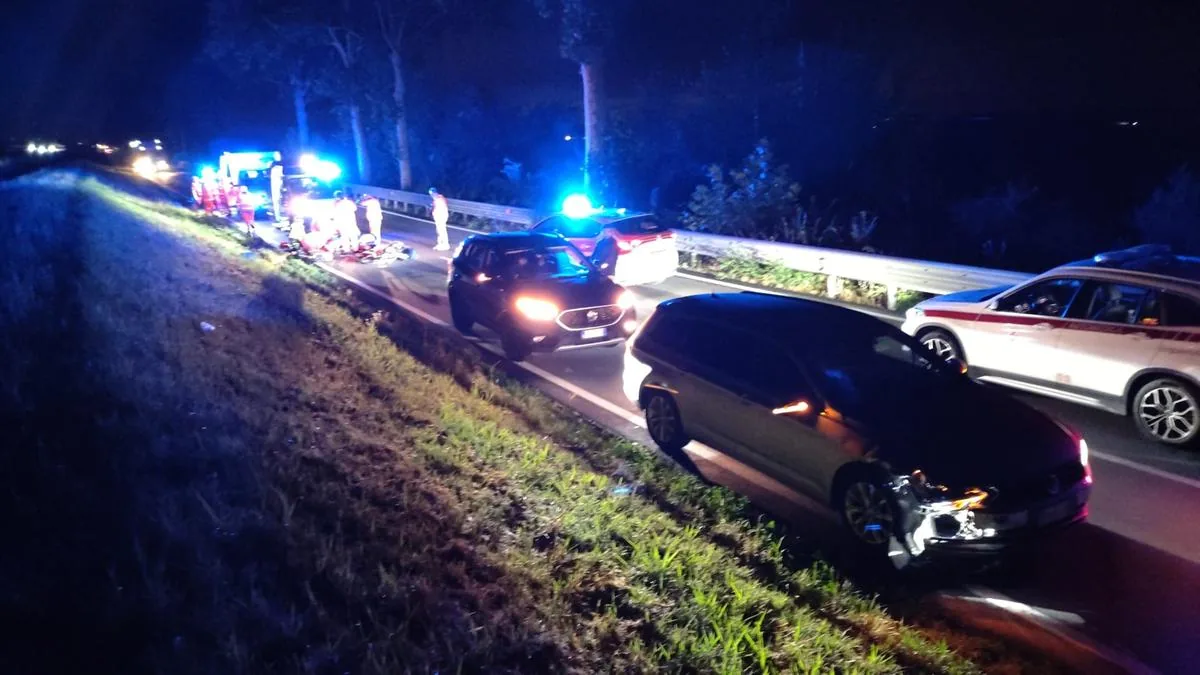 Zaccaria dies at 19 in the accident in Brescello: hit on a bike with his friend by a car