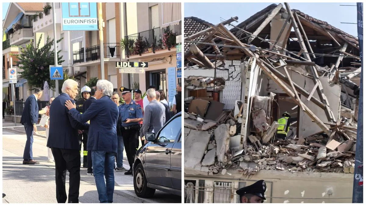 Tragic explosion, building collapses in Porto Sant’Elpidio: one 47-year-old dead and 3 injured. Live updates
