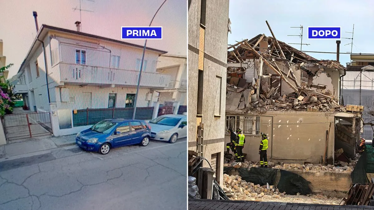 Collapsed building, the mayor of Porto Sant'Elpidio: "It cannot be a normal Sunday". A file has been opened