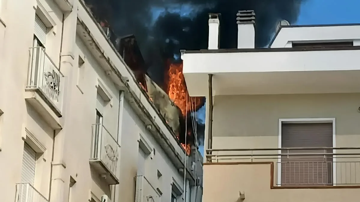 Day of fire in Gabicce, hotel fire: 2 intoxicated, one serious