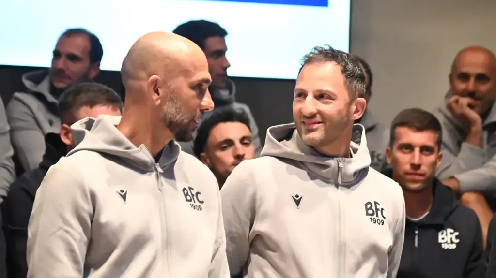 Marco Di Vaio with coach Tedesco (photo Schicchi)