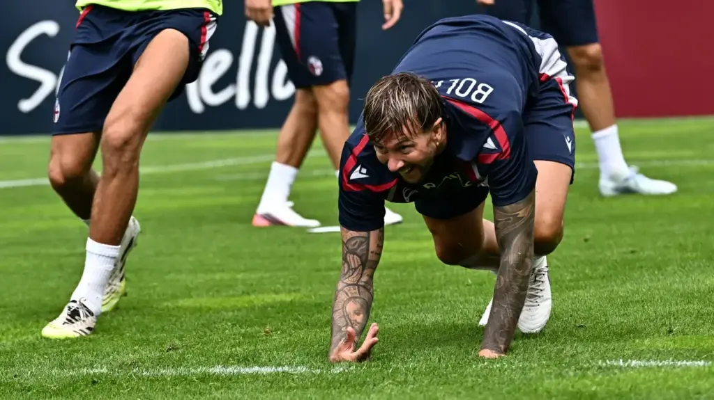 Bernardeschi during training
