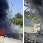 Fear on the ring road in Bologna, truck catches fire on the road and is engulfed in flames: traffic at a standstill