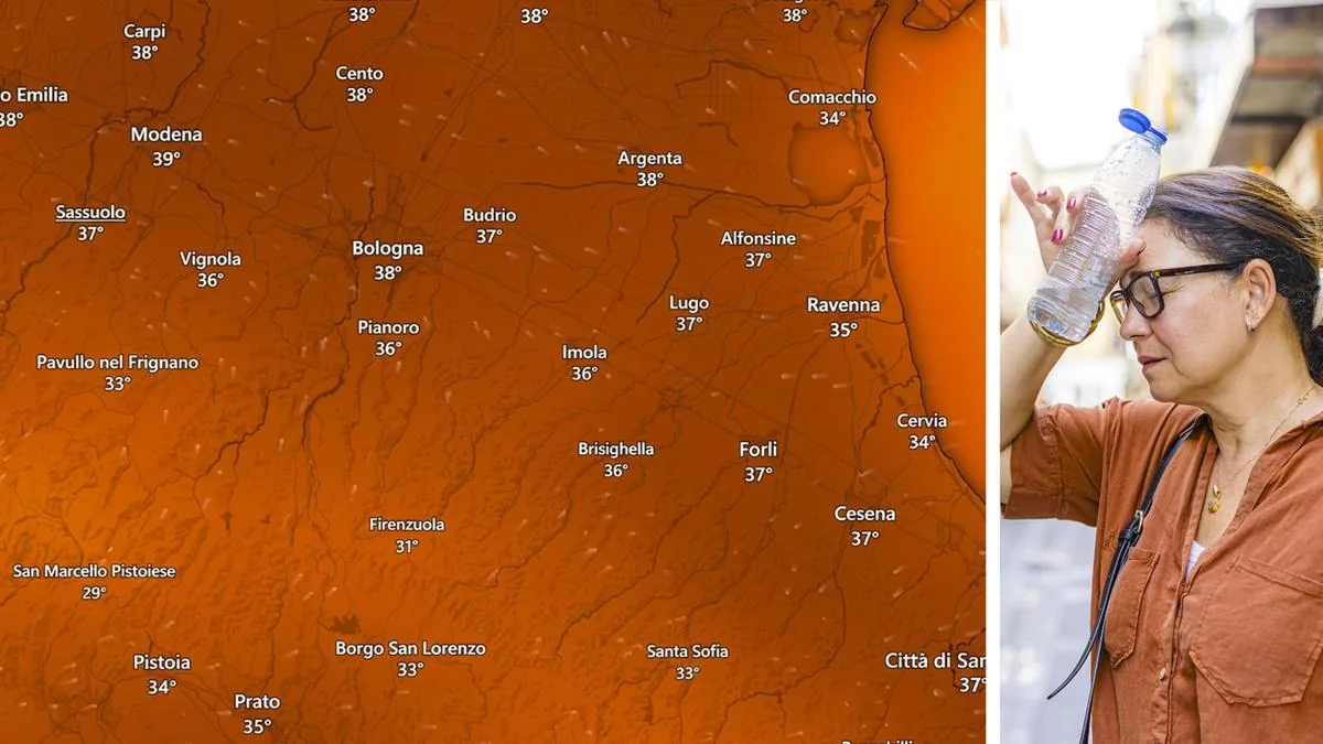 “At least 7 days at 40 degrees, a heatwave never seen before with tropical nights”: the meteorologist's alarm in Emil