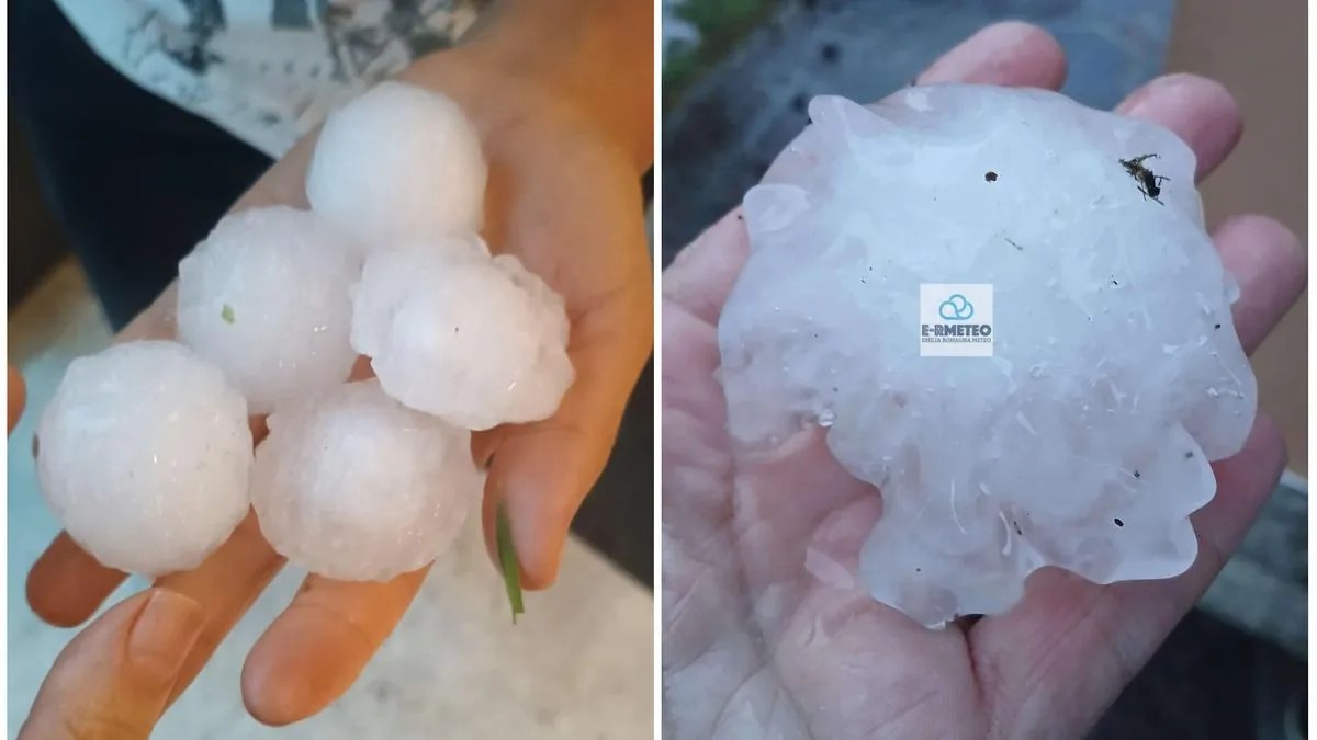 Cloudburst with hail, Romea reopened and train chaos. New alert in Emilia Romagna: "Possible flooding". Live coverage