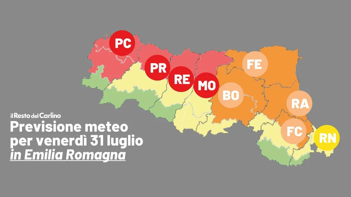 Record heat, a scorching weekend arrives in Emilia-Romagna: cities in red alert