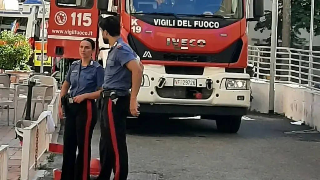 Day of fire in Gabicce, hotel fire: 2 intoxicated, one serious