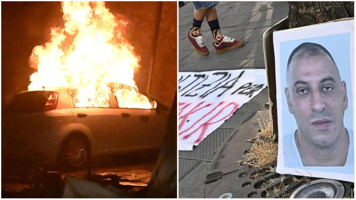 Riot, twelve suspects. Cameras being sifted through: the tally has just begun. Damages of 200,000 euros