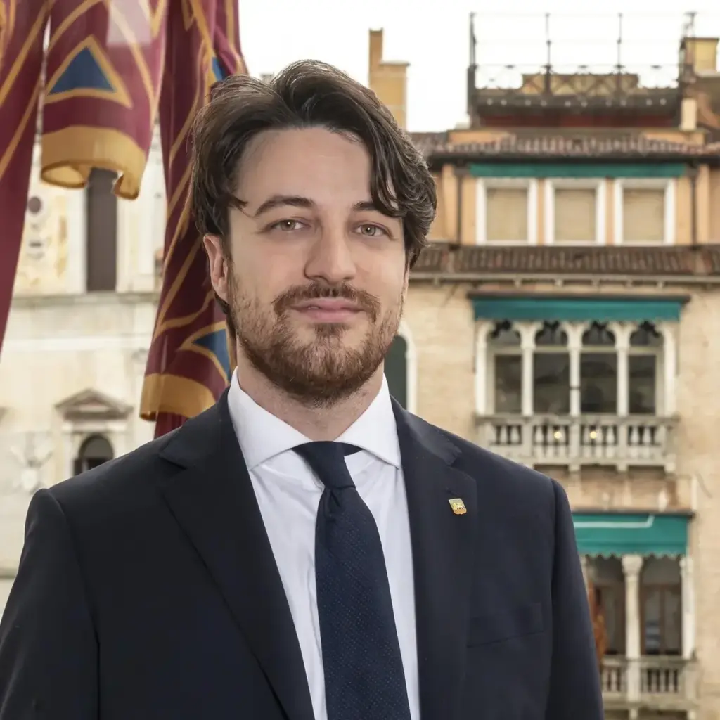 Il presidente della Regione Veneto, Alberto Stefani
