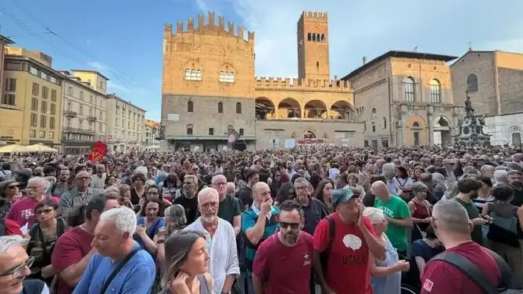 The demonstration for Fakir on Monday afternoon