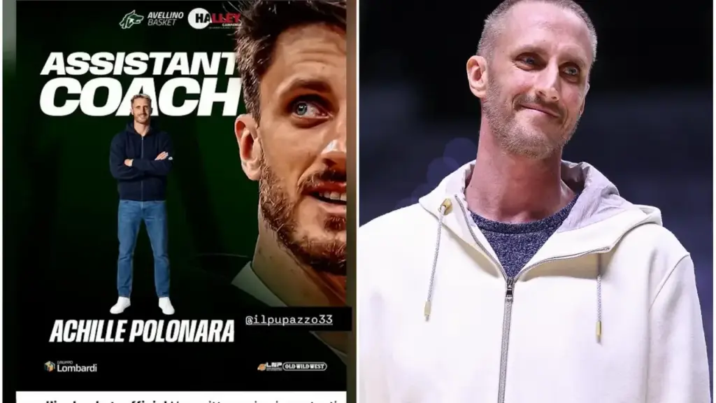 Achille Polonara coach assistant dell'Avellino in A2