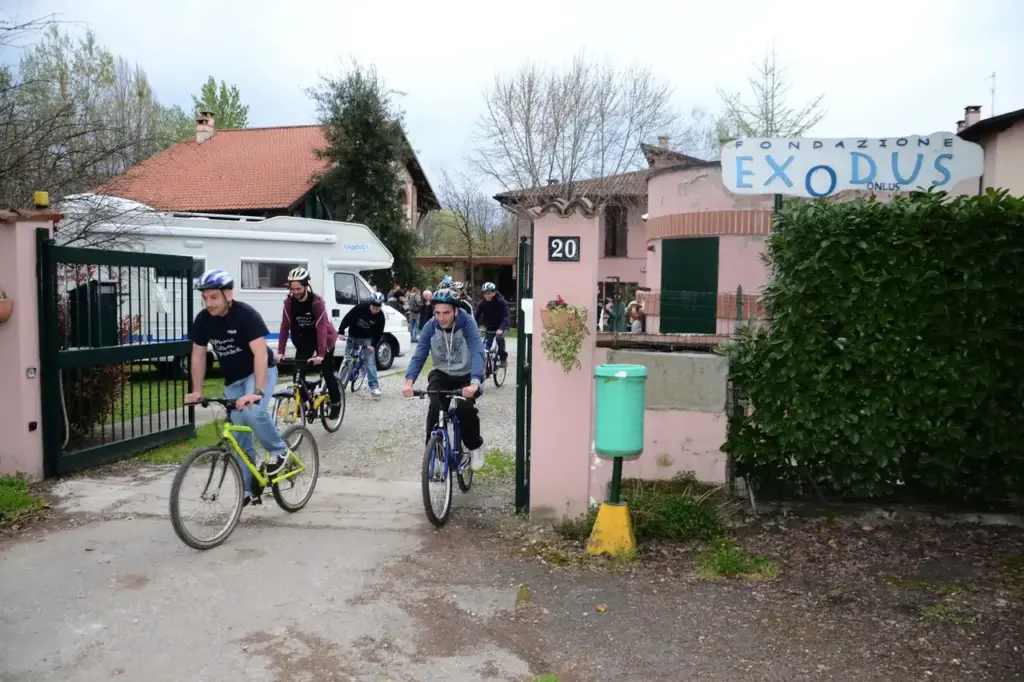 The entrance of the Exodus Foundation at Parco Lambro