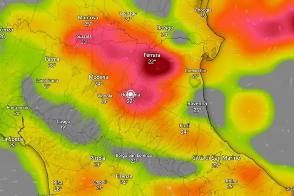 “Thunderstorms in 2 phases and strong wind gusts”: total weather alert triggered in Emilia-Romagna