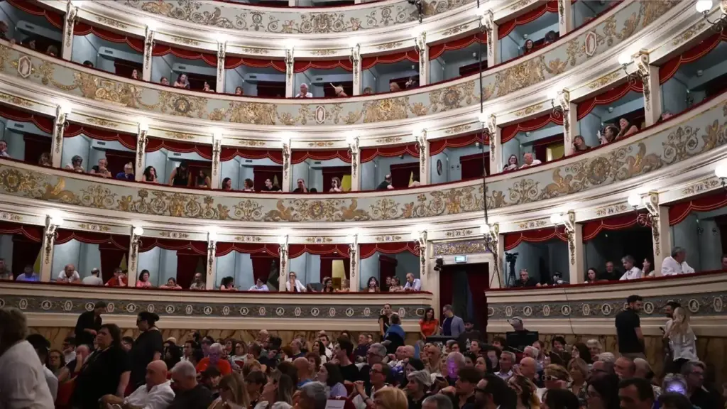 Un momento della serata