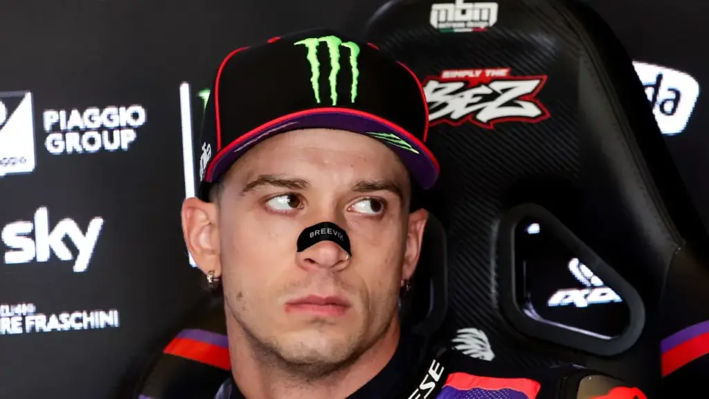 Marco Bezzecchi, the Romagna Aprilia rider operated on the left collarbone