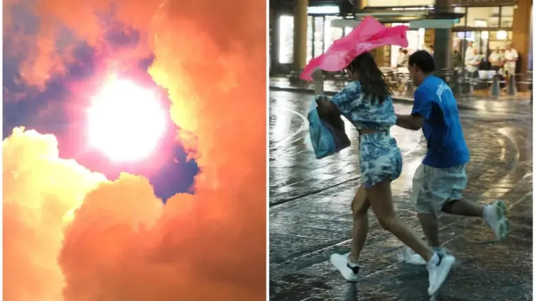 Strong storms after the heat peak: cold air from Scandinavia against the heat dome, the areas at r