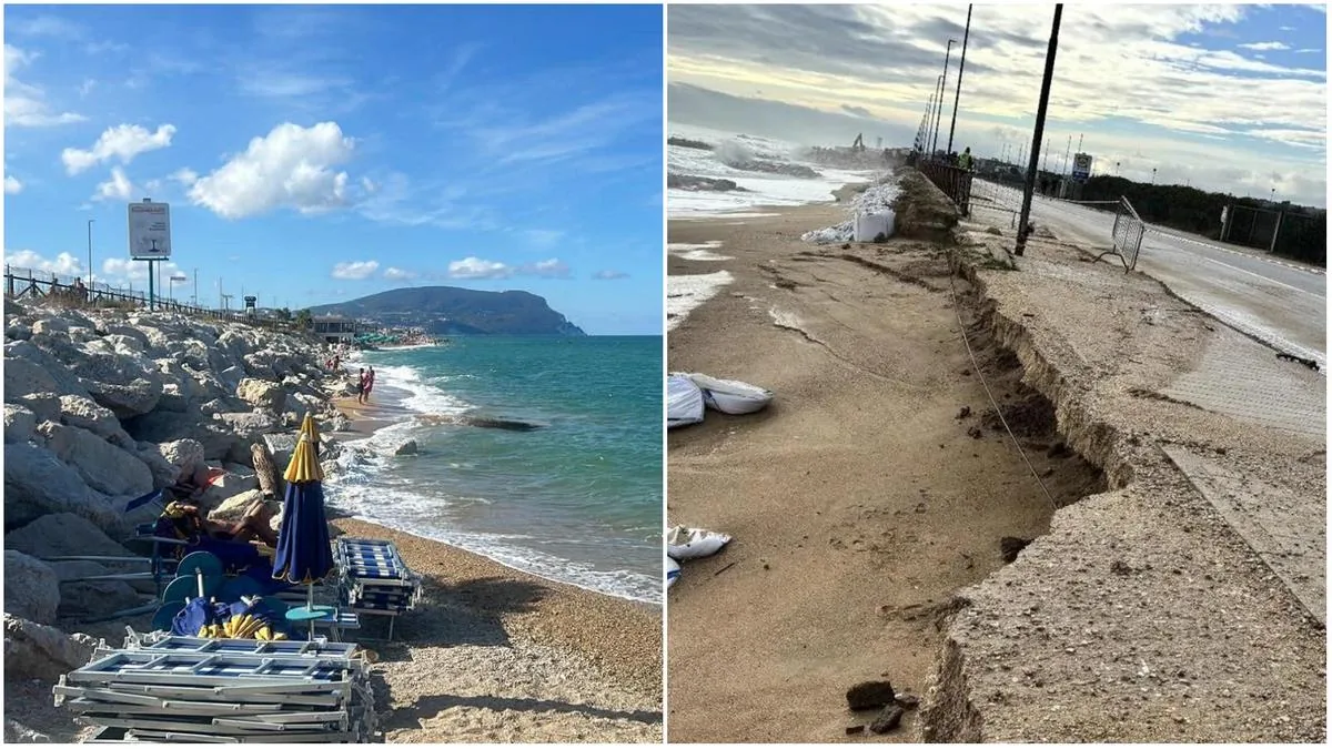 Porto Recanati, the beach devoured by the storm surges: "Action must be taken"