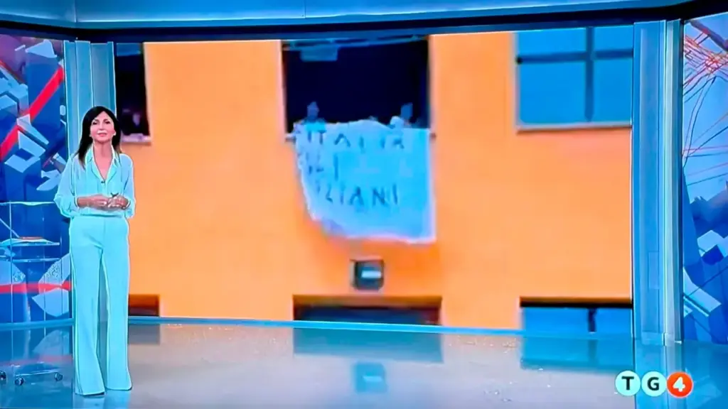 Lo striscione 