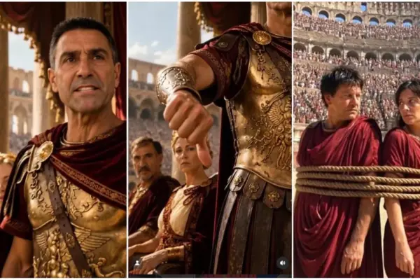 Vannacci emperor-executioner, the video with AI outrages the opposition. Schlein and Conte sentenced to death.
