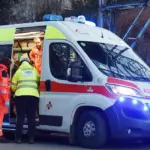 1-year-old child run over by a car driven by a family member in the home's courtyard: is serious