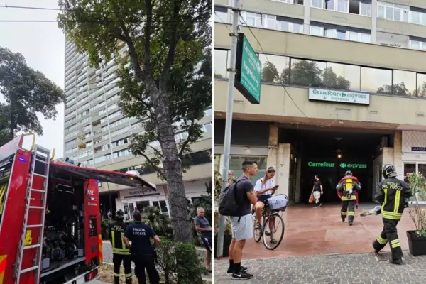 Fire alarm, the Rimini Skyscraper evacuated: caused by a pot on the stove