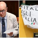 Case of the banner at Monti High School in Cesena, Valditara: “Writing Italy for Italians is understandable”
