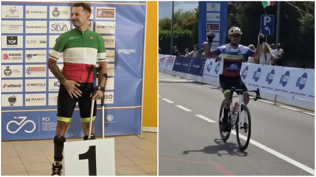 Il correggese Riccardo Bondavalli ha vinto il titolo tricolore di paraciclismo ’Mc1'