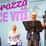 Here is the Terrace of the Sweet Life, starting with Al Bano, Zecchi, and Schettini