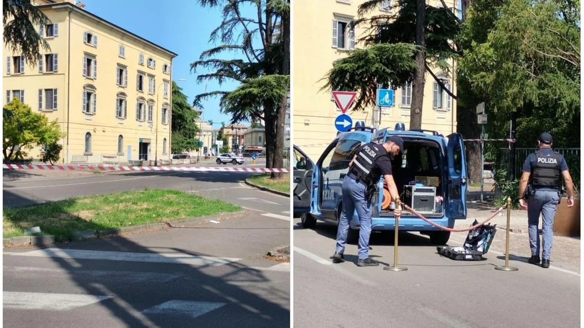 "Bomb alarm in bank", Bper branch on via Matteotti in Reggio Emilia evacuated