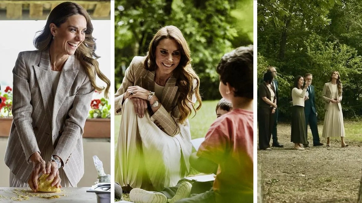 Princess Kate, that unforgettable memory in 3 photos: "Thank you all, special months." Reggio Emilia is also there