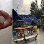 Bad weather in the Modena Apennines. Landslide in Riolunato, heavy hailstorm in Serra