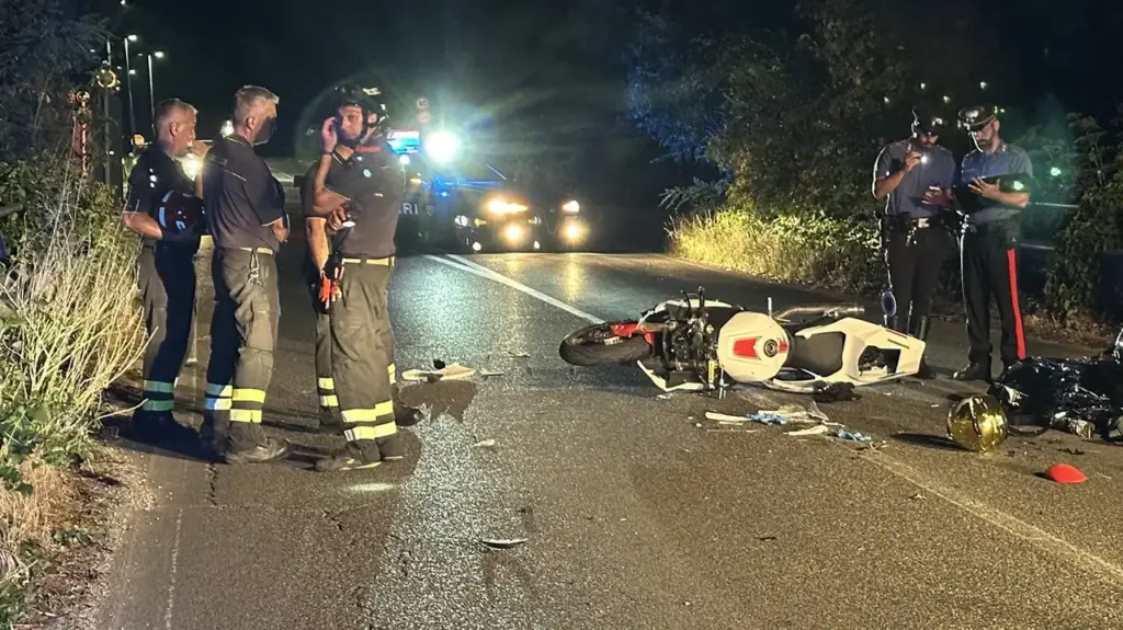 La scena dell'incidente