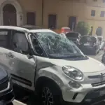 Car speeding overturns, night of madness in Garibaldi Square