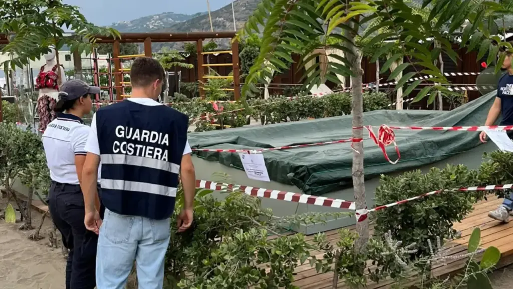 The small pool where Alice's tragedy occurred in Sestri Levante (Ansa)