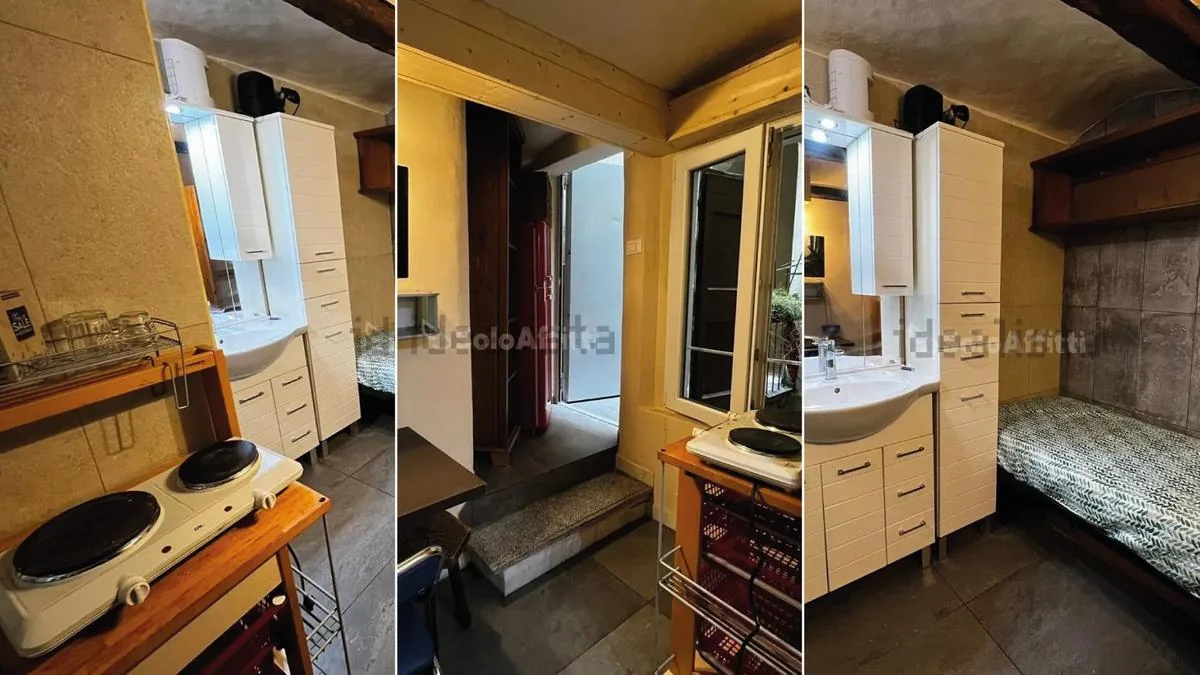 7sqm property for rent in Modena: "Record hard to beat"