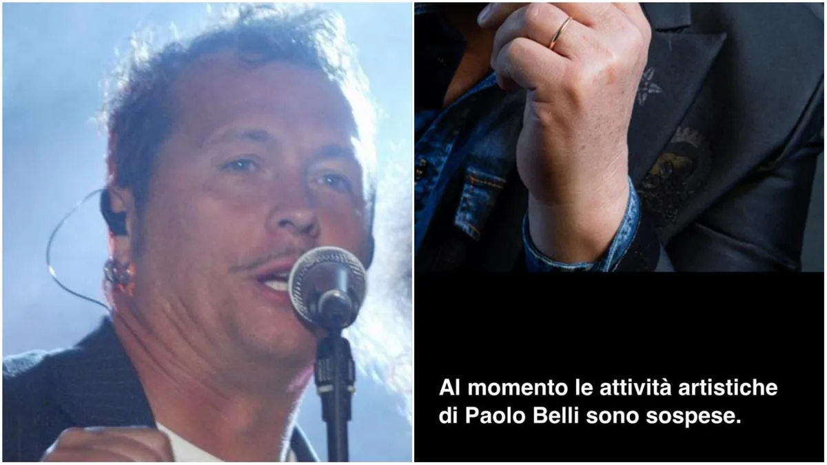 Paolo Belli stops the music on the day of Alessandro's funeral: “All artistic activity suspended”