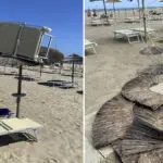 Maranza unleashed on the beach: sunbeds and children's toys in pieces. "They have come to my bathroom at least 4 times"