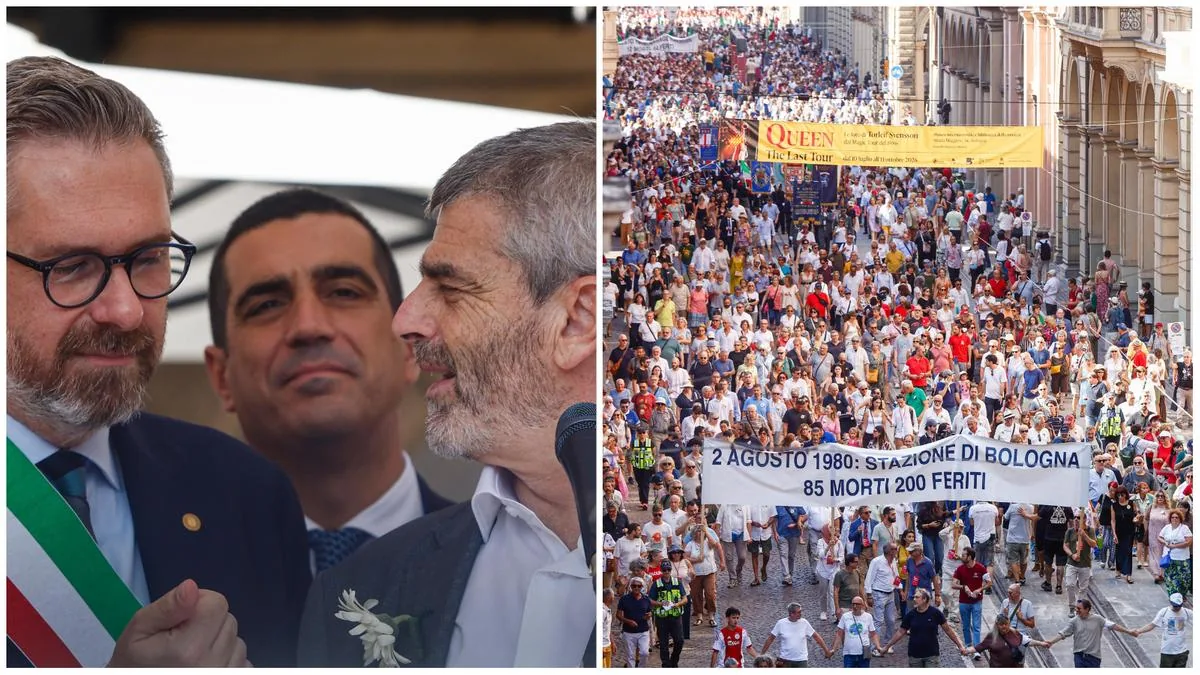 August 2 tragedy, memories and controversies. Meloni speaks of terrorist attack, Schlein: do not rewrite the sentence