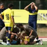 Serious injury for Alessandro Sersanti, Modena suspends the friendly: teammates and opponents