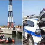 Car in the sea after the fight with his wife: husband who had fled arrested. He had returned home