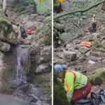 Scout leader dies trying to save a boy from his group who fell down the embankment