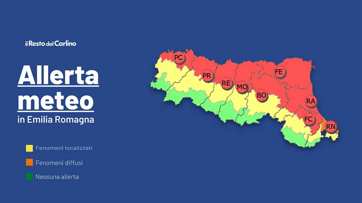 Record heat in Emilia-Romagna: yellow alert for high temperatures also on August 2
