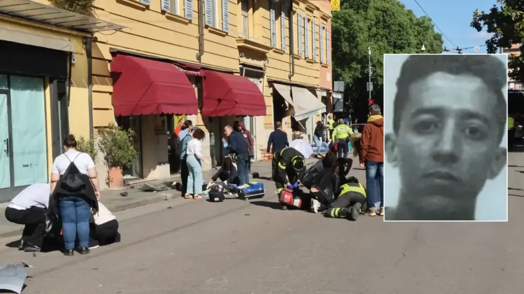 Salim El Koudri hit several people with his car in downtown Modena on a Saturday afternoon in May