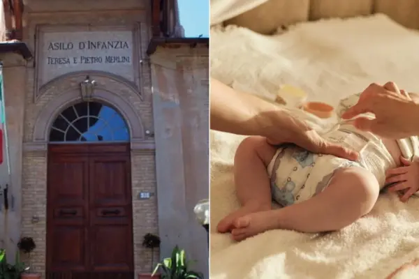 7-month-old baby falls from changing table at daycare: how the little one hospitalized at Salesi is doing. Two operators heading towards